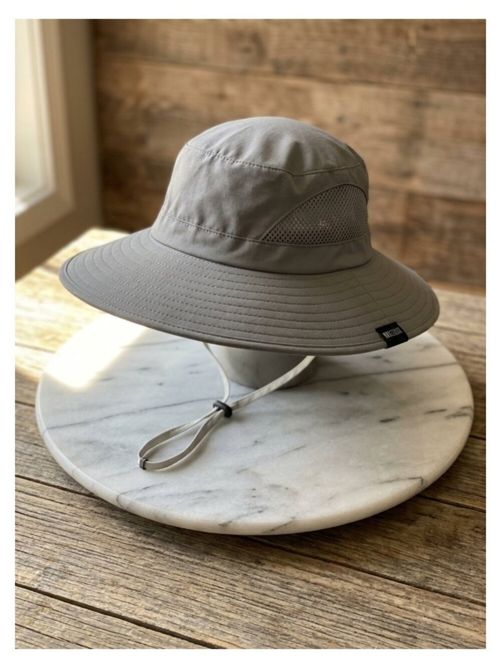 Wide Brim Sun Bucket Hat Waterproof Boonie Hat UPF 50+ Adjustable